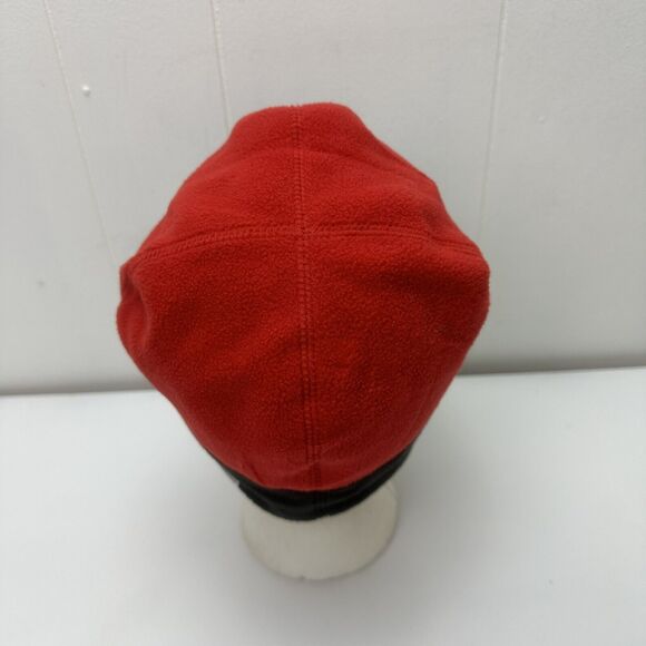 Columbia Beanie Hat Winter Cap Red Black Nebraska Canada Reversible Outdoors - Picture 5 of 16